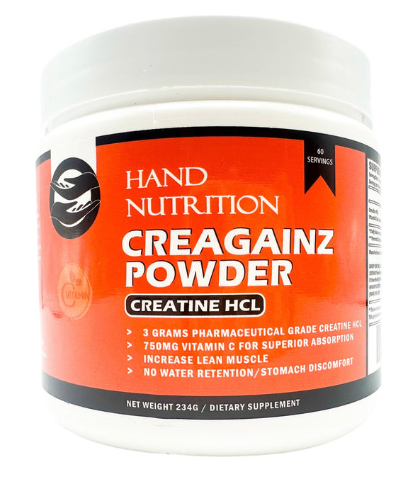 CREAGAINZ POWDER- 60 servings of Creatine HCL