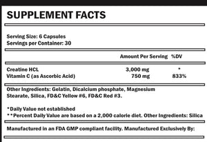 Crea-Gainz Capsules- No Water Retention