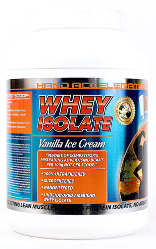Whey Isolate: Vanilla Ice Cream, Chocolate, Chocolate Peanut Butter Swirl